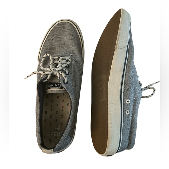 Sperry Men's Gray Boat Shoes - Picture 1 of 7